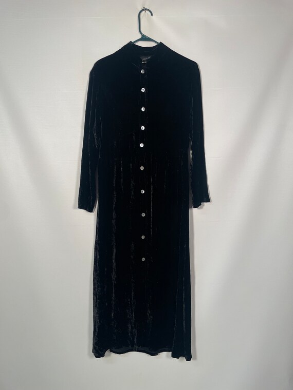 velvet button up dress RICOCHO Women's Midi Long Sleeve Velour Button-up Oversized Casual Tunic Dress at Amazon Women's Clothing store Princess seams Ygbgbb Velvet Dress for Women