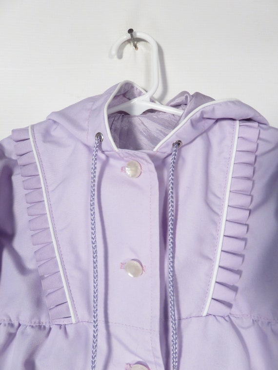 Vintage 80s/90s Kids Lavender Spring Jacket Made … - image 3