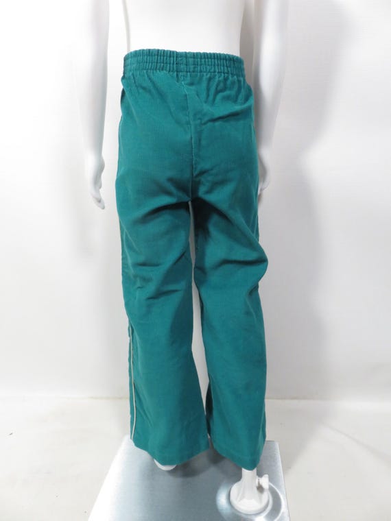 Vintage 70s/80s Kids Healthtex Teal Corduroy Pins… - image 7