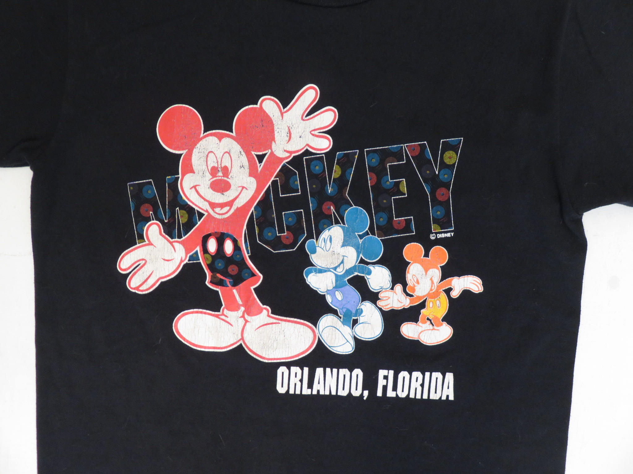 Vintage 80s/90s Mickey Mouse Disney Orlando Florida T Shirt Size M