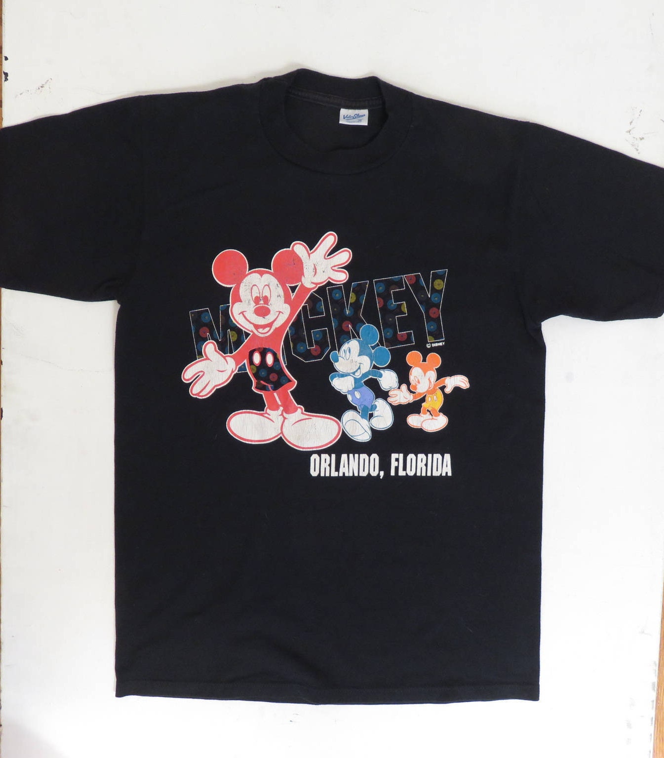 Vintage 80s/90s Mickey Mouse Disney Orlando Florida T Shirt Size M