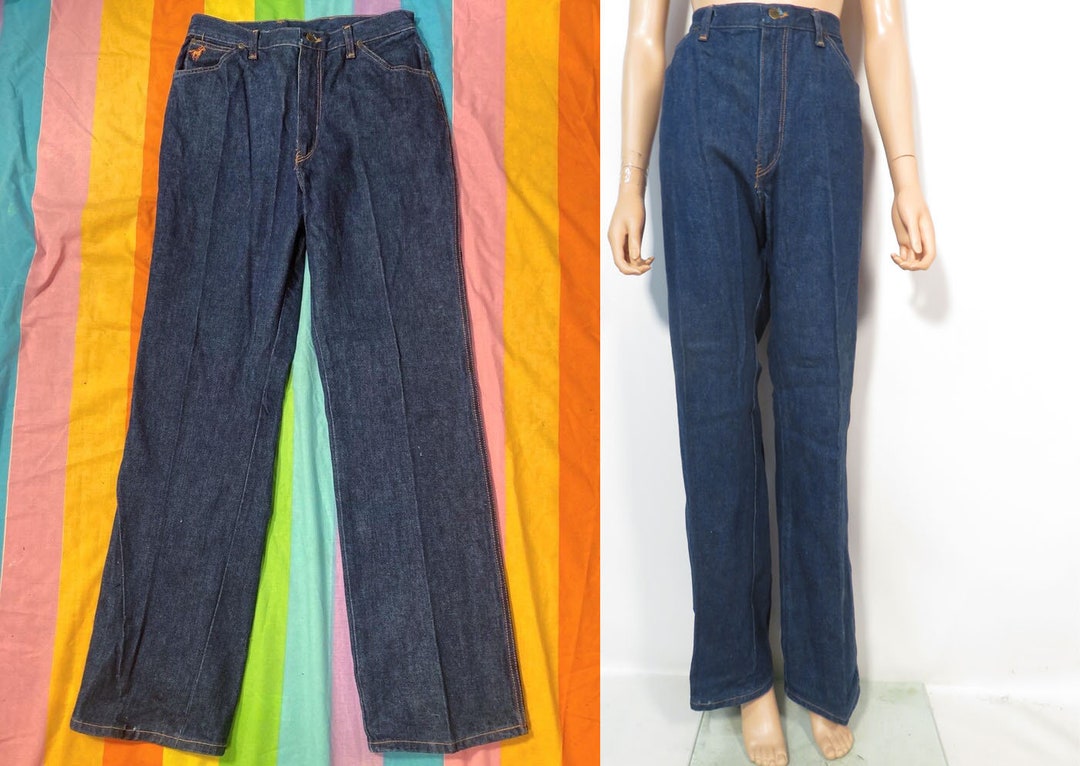 80s-90'S Wrangler Straight Denim Pants Made in USA Men's W35 Vintage /eaa417486