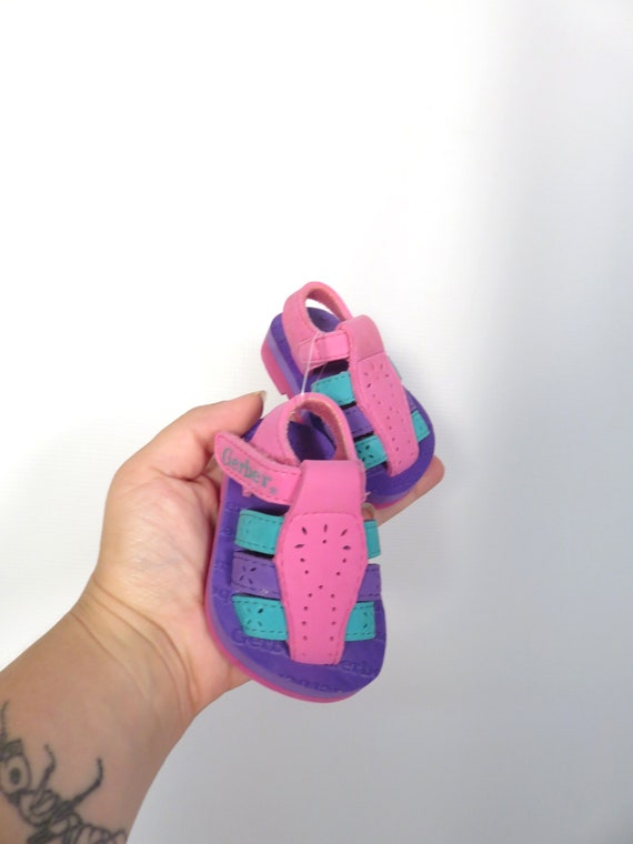 Toddler Shoes Gerber Baby Girl's Espadrille Sandals Coral Pink