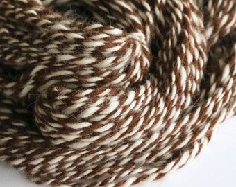 21/43 yds Handspun Alpaca Yarn - 2 Color