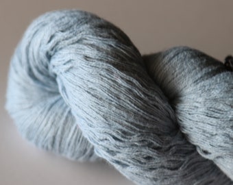 150 Yards - Light Blue Upcycled Yarn