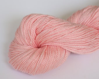 124 Yards - Pink Cotton Upcycled Yarn