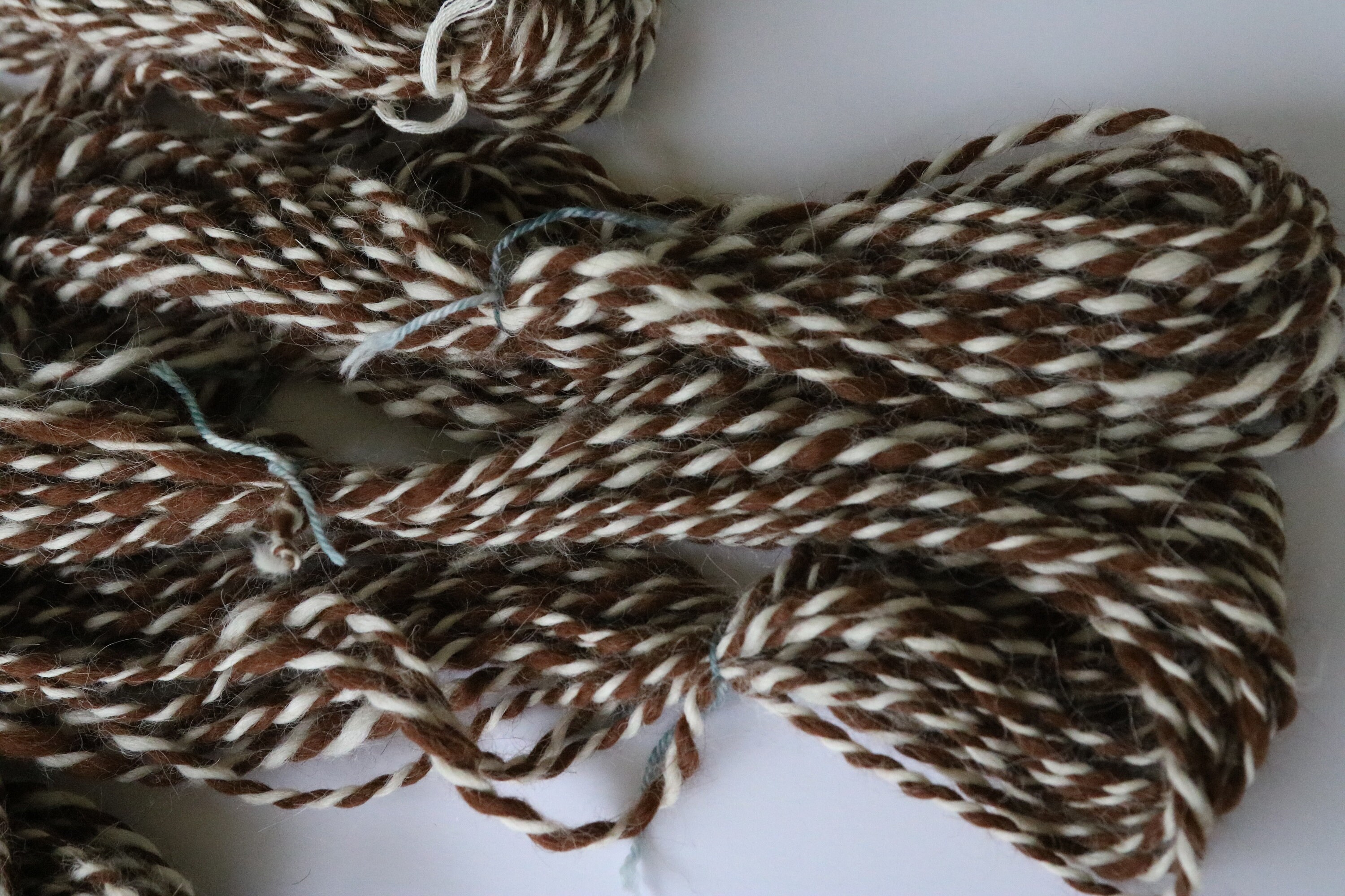 21/43 Yds Handspun Alpaca Yarn 2 Color - Etsy