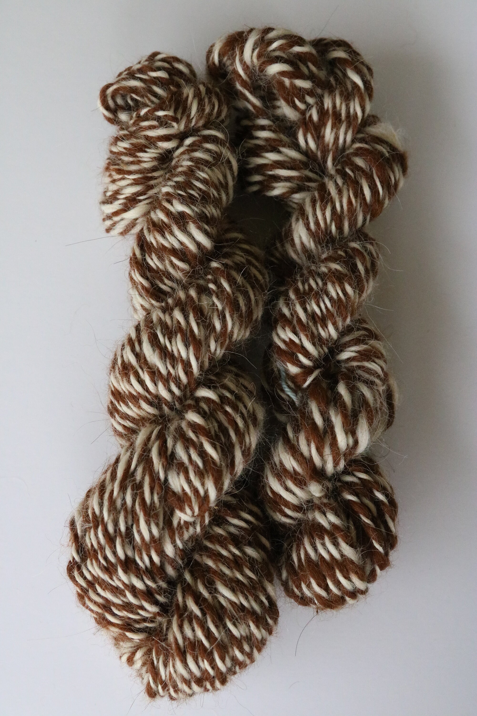 21/43 Yds Handspun Alpaca Yarn 2 Color - Etsy