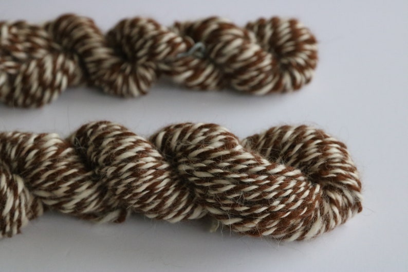 2143 yds Handspun Alpaca Yarn 2 Color