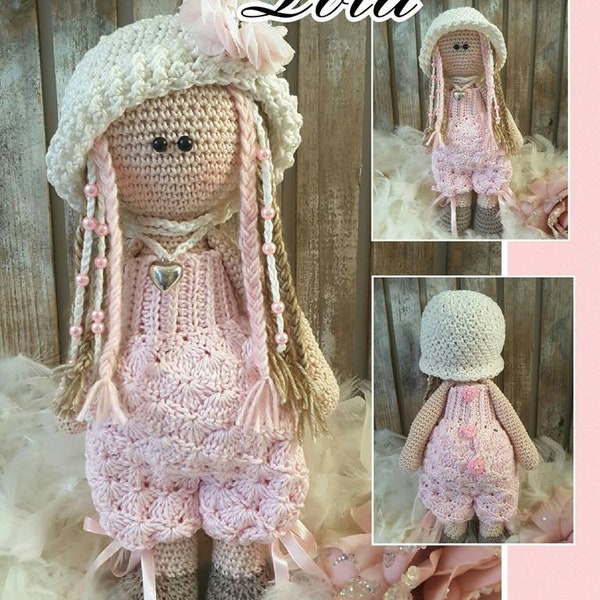 crochetpattern Lola in Nederlands, English and Deutsch