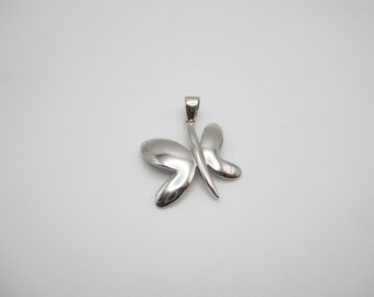 Sterling Silver Butterfly Pendant, Insect Pendant, Beautiful Butterfly, For Her, Silver Butterfly