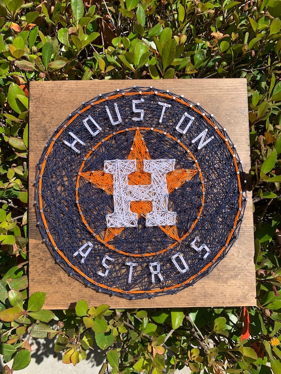 Houston Astros String Art Wood Sign Wall Home Decor - Houston Astros Home Decor Houston Astros String Art Wood Sign Wall Home Decor - Houston Astros Home Decor