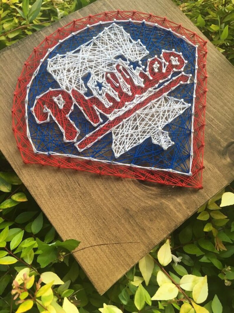 Philadelphia Sports Teams String Art Wood Sign Wall Art Man Etsy