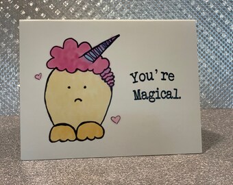 Unicorn Egg Card (Pack of 3)