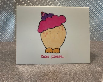 Cake Egg Card (Pack of 3)