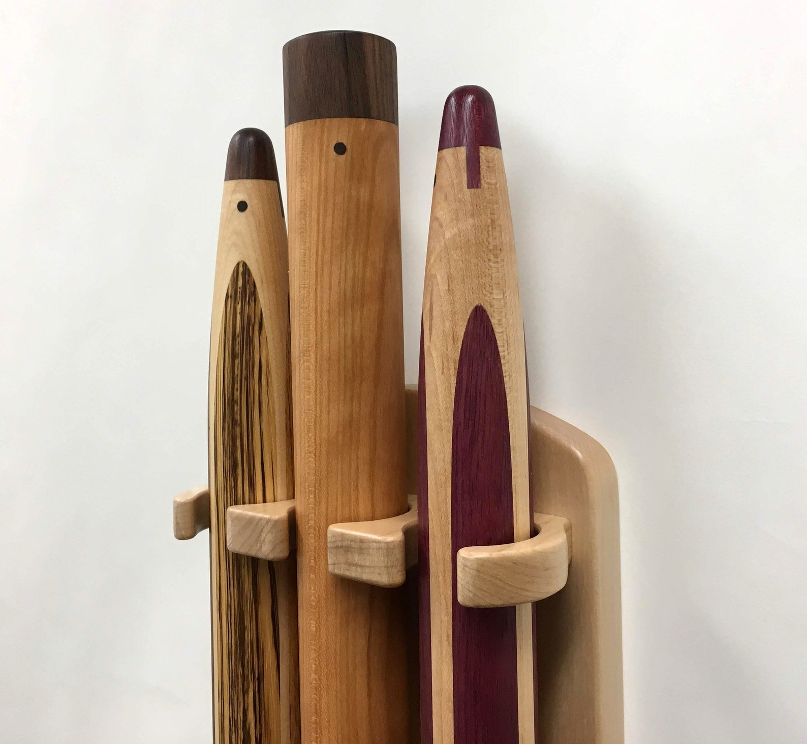 Rolling Pin Holder Vertical Wall Mount Rolling Pin Holder Etsy