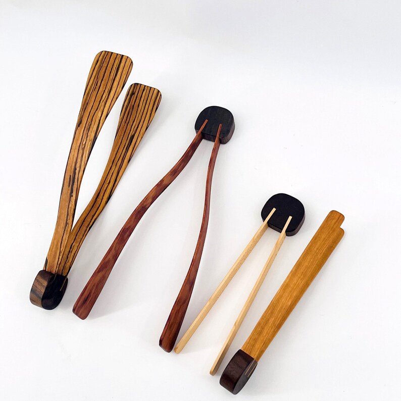 Wood Salad Tongs Toast Tongs Salad Servers Pastry Server Etsy
