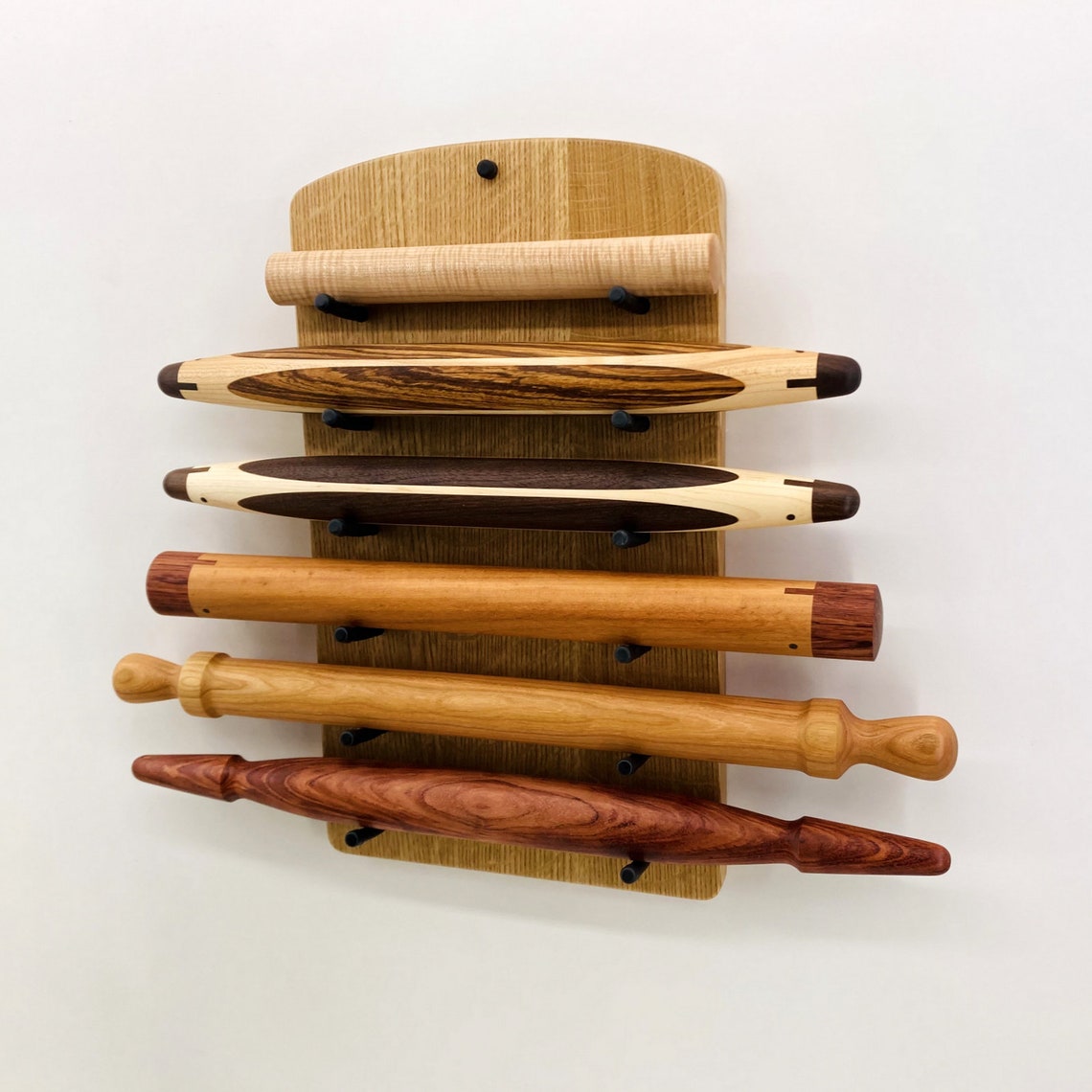 Rolling Pin Holder Rolling Pin Rack Wall Mount Rolling Pin Etsy