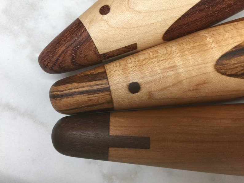 Rolling Pin, French Rolling Pin, Wood Rolling Pin, Baking Gift, Wedding Gift, Pastry Baton, Chef Gift image 3