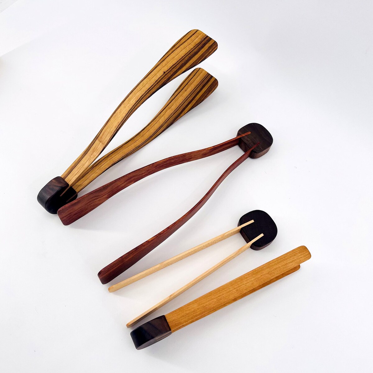 Zebrawood Salad Tongs