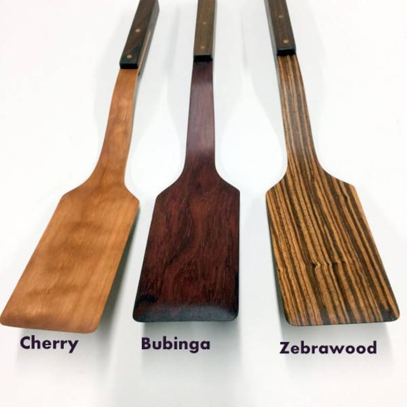 Wood spatula, wood kitchen utensil, wood cookware, wooden utensil, wooden spatula, pancake flipper, housewarming gift, image 4