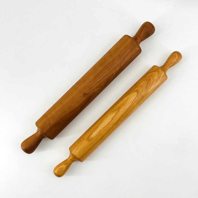 French Rolling Pin Straight Rolling Pin Wood Rolling Pin Etsy
