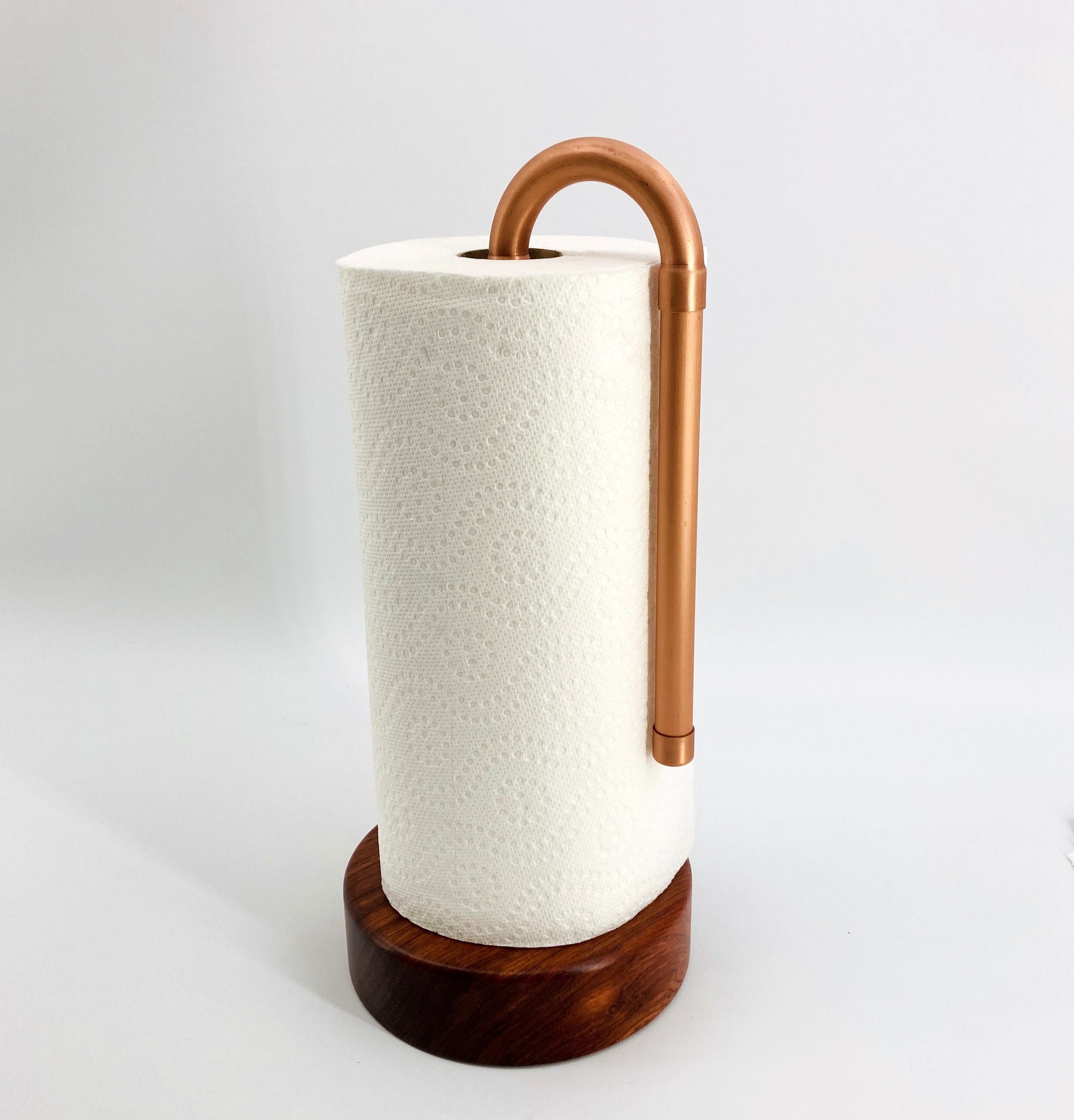 Paper Towel Holder Counter Paper Towel Holder Kitchen Decor Copper Paper Towel Holder Kitchen and Dinning Etsy