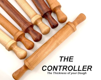 Rolling Pin, Control The Thickness of Your Dough, Wood Rolling Pin, Baking & Pastry Tools,  Wedding Gift, Baking Gift, Wooden Rolling Pin