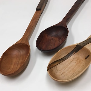 Wooden Spoon, Kitchen utensil, stirring spoon, long handled, wood serving spoon, large kitchen spoon, cooking spoon housewarming gift **