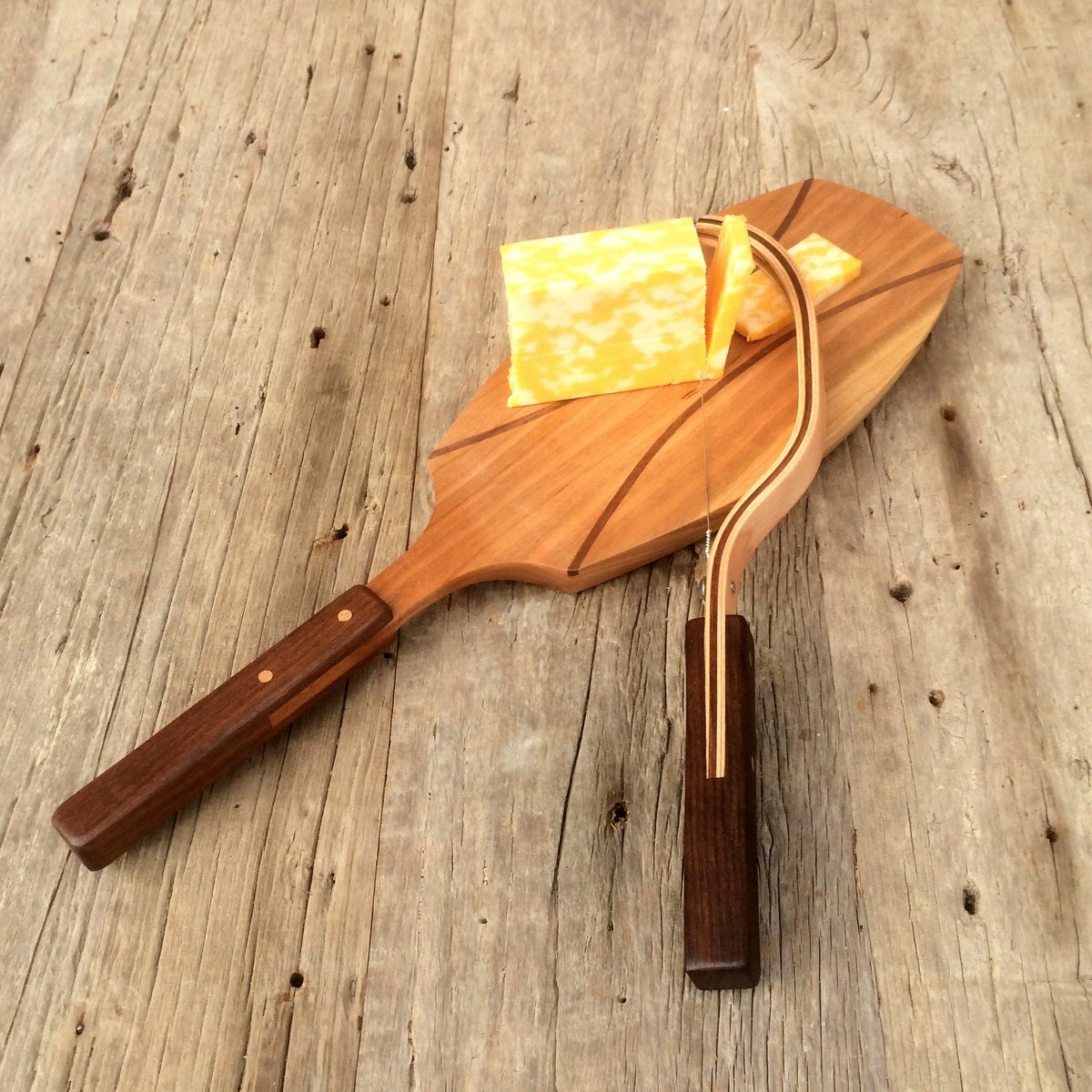 Wood cheese slicer wire cheese cutter cheese knife cheese Etsy