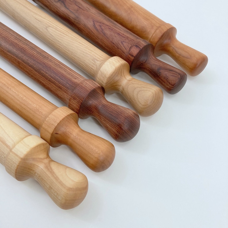 Rolling Pin Control the Thickness of Your Dough Wood Rolling Etsy