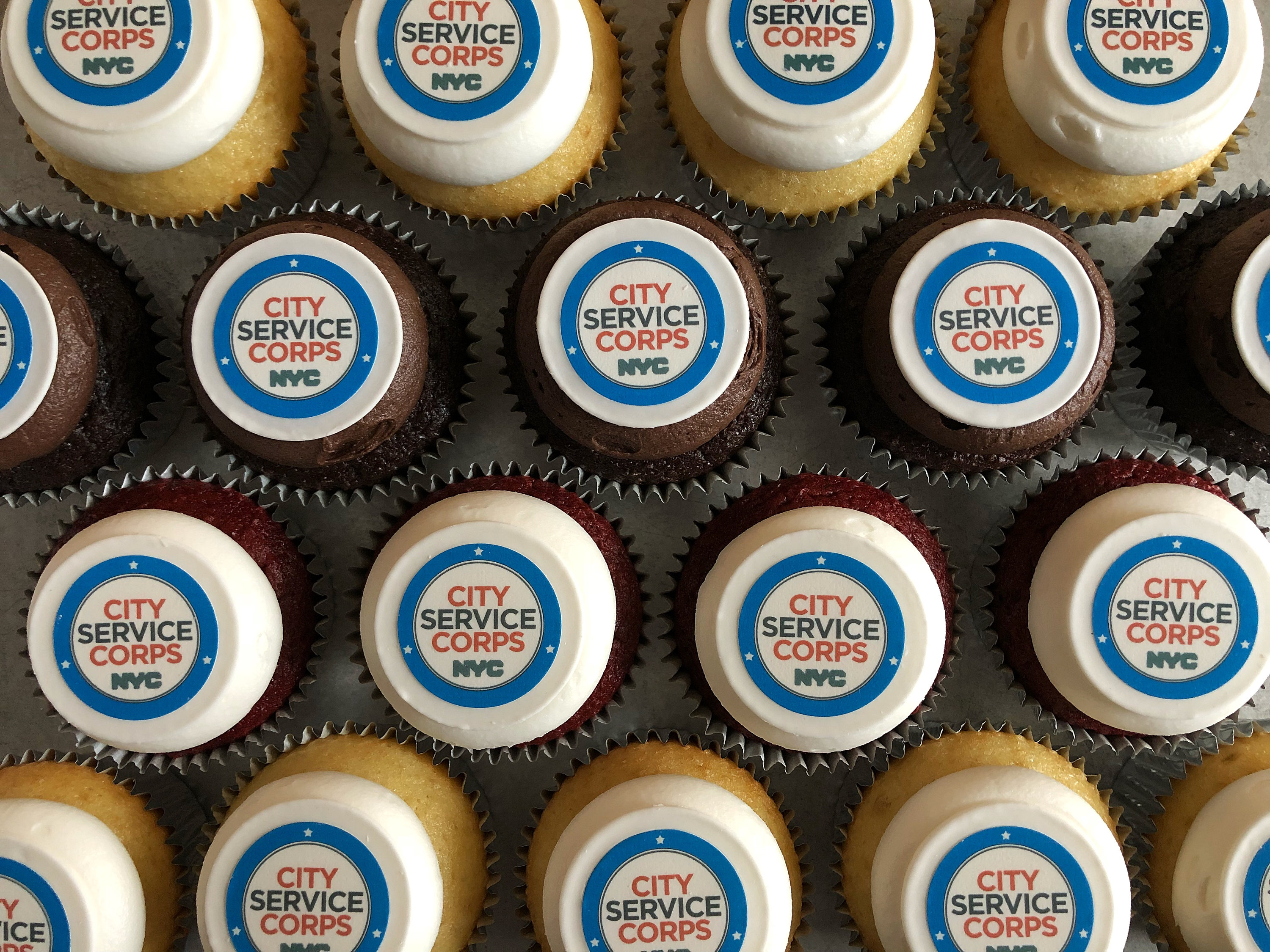 Custom Printed Logo Edible Cupcake Topper Decorations 1 Etsy