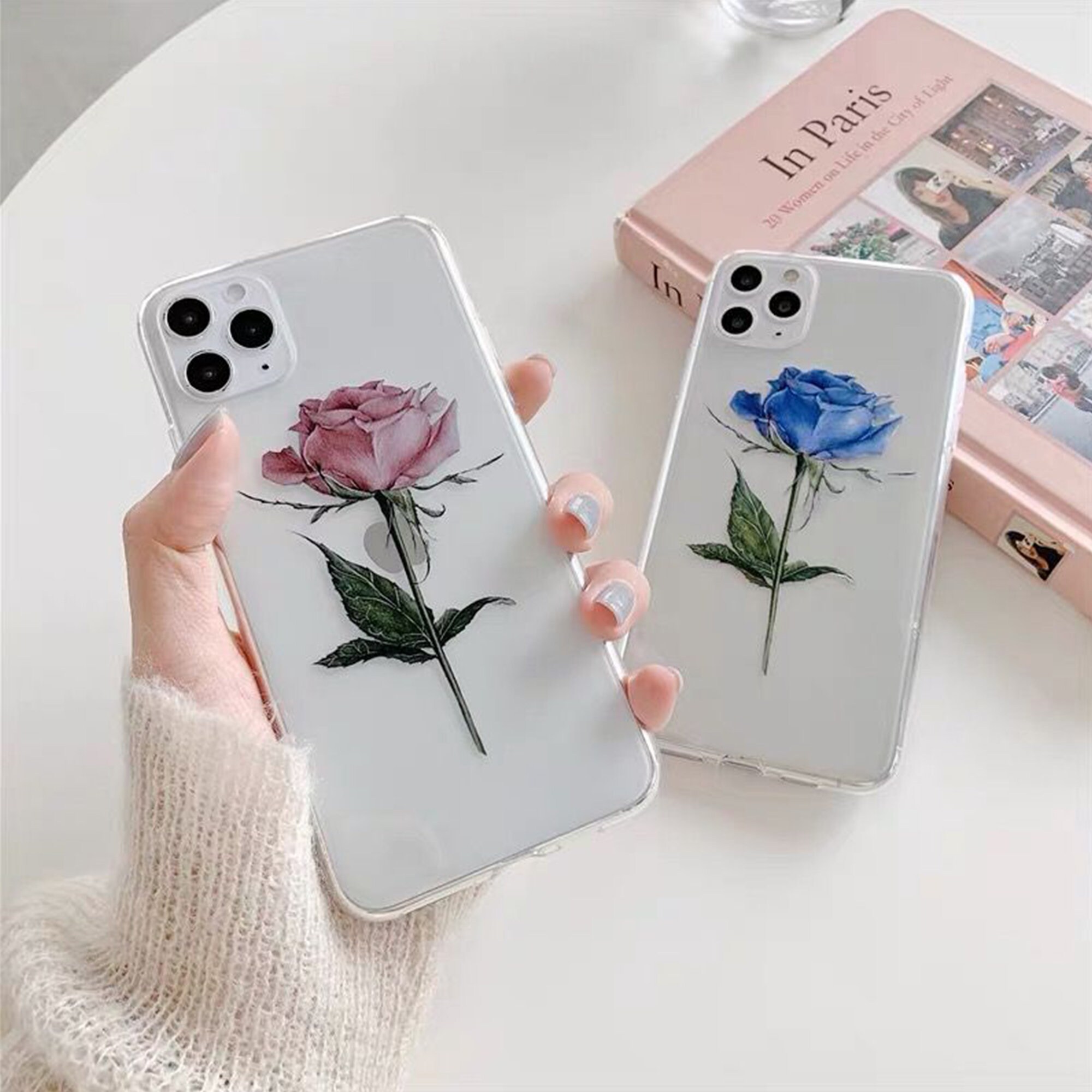 Floral iPhone 11 case iPhone 7 case rose iPhone XR Case Etsy