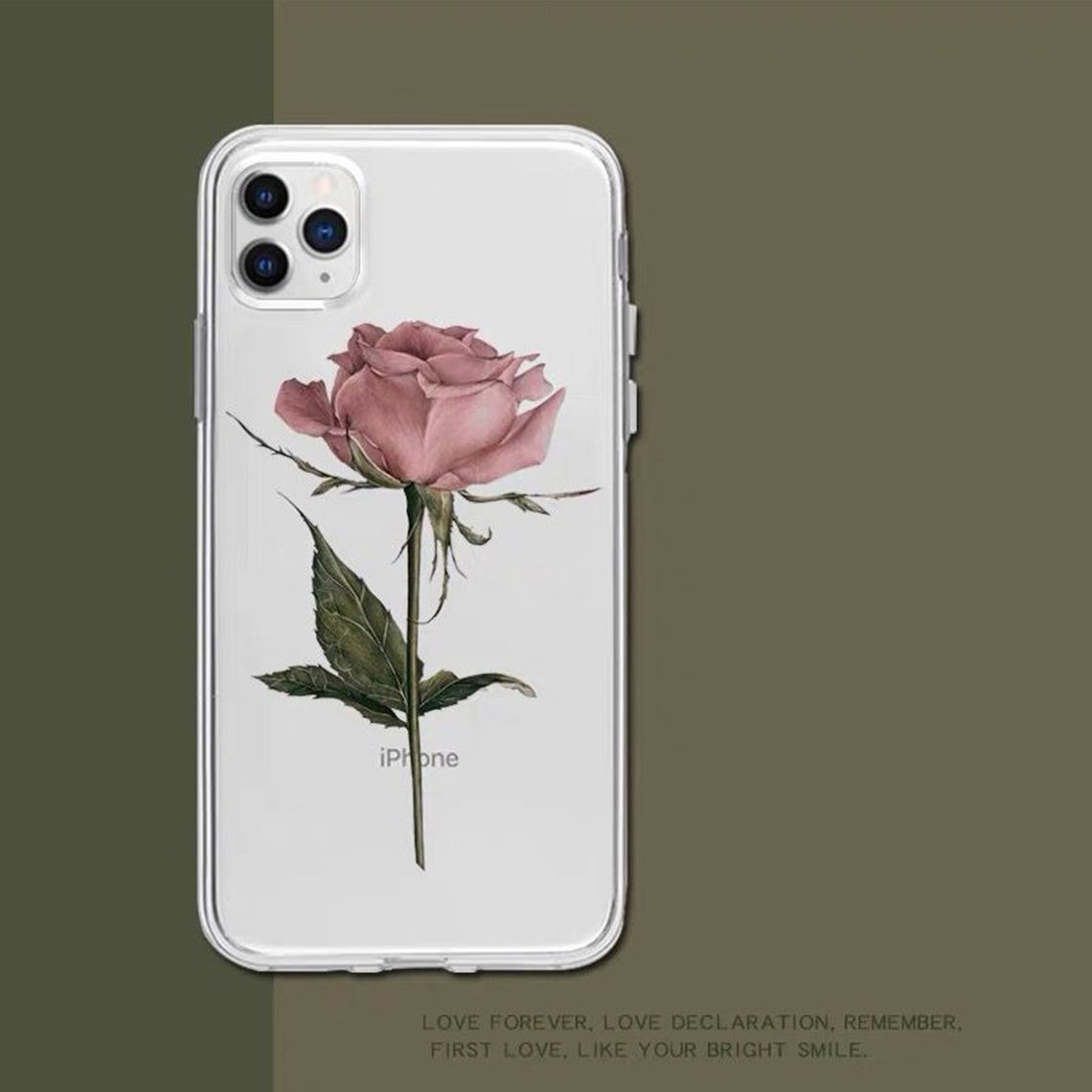 Floral iPhone 11 case iPhone 7 case rose iPhone XR Case Etsy