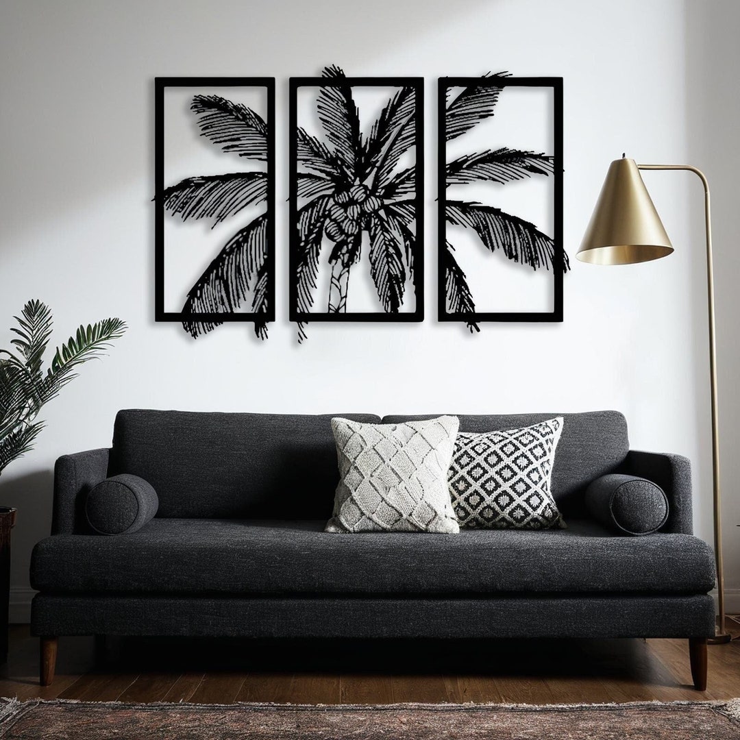 Palm Tree Wall Art,metal Palm Tree Wall Decor,palm Tree Metal Wall Art