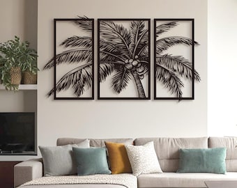 Palm tree wall art,Metal palm tree wall decor,Palm Tree Metal Wall Art, Metal Wall Art,Tropical Palm Tree Wall Decor,Palm Tree Wall Hangings