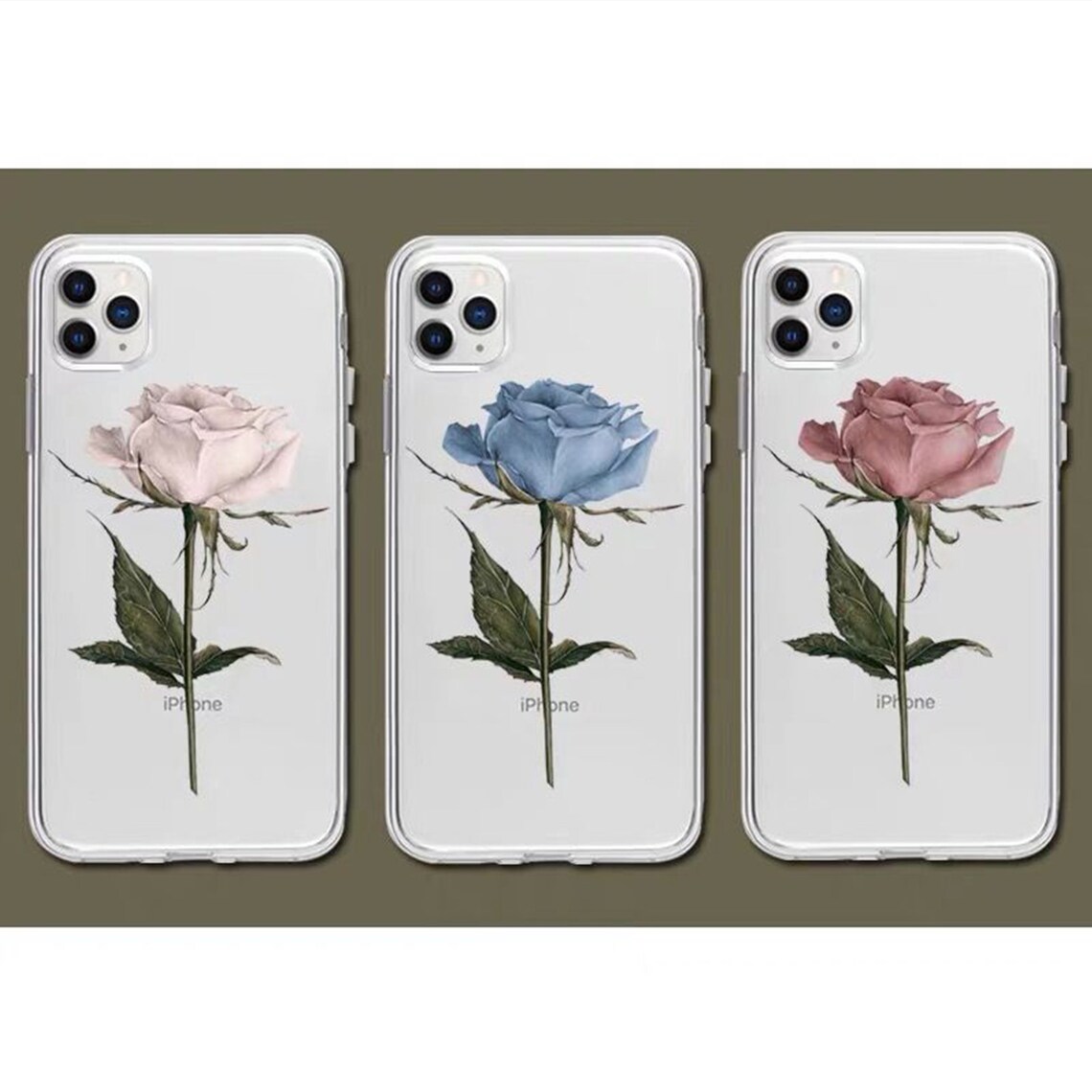 Floral iPhone 11 case iPhone 7 case rose iPhone XR Case Etsy