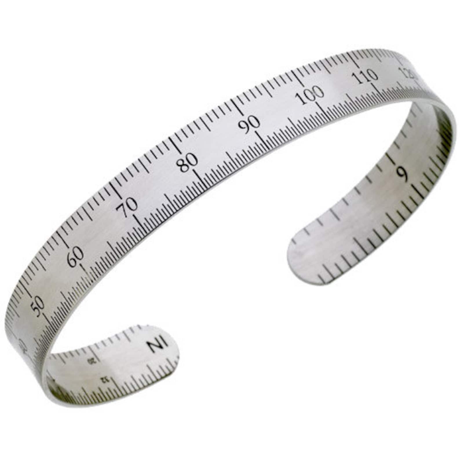 12 ruler bracelet metric etsy