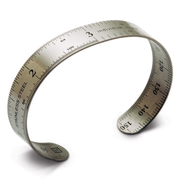 1/2" Ruler Bracelet - Inches