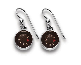 Compass Dangle Earrings