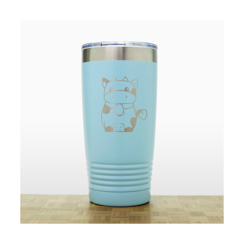 Cute Cow Personalized 20 oz Insulated Stainless Steel Tumbler Etsy