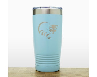 Raccoon Personalized 20oz Insulated Travel Mug - Quality Laser Engraved Stainless Steel  Animal Tumbler