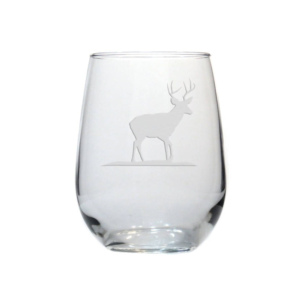 stag wine glasses