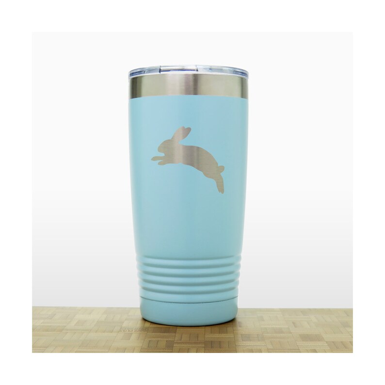 Rabbit Personalized 20 Oz Insulated Stainless Steel Tumbler Etsy
