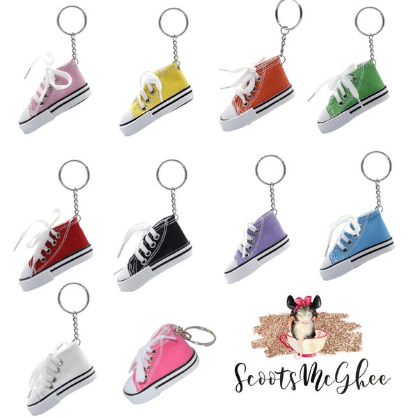 Shoe mini keychain, shoe keychain, custom keychain, keychain, cute keychain, tennis shoes keychain, party gifts, gift bags, kids party