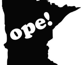 MN Ope Vinyl Sticker – Minnesota Pride Decal