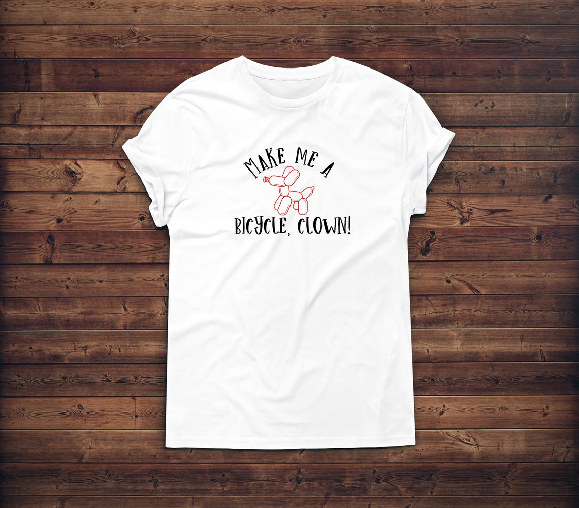 Wedding Crashers TShirt Make Me a Bicycle Clown Comedy Etsy