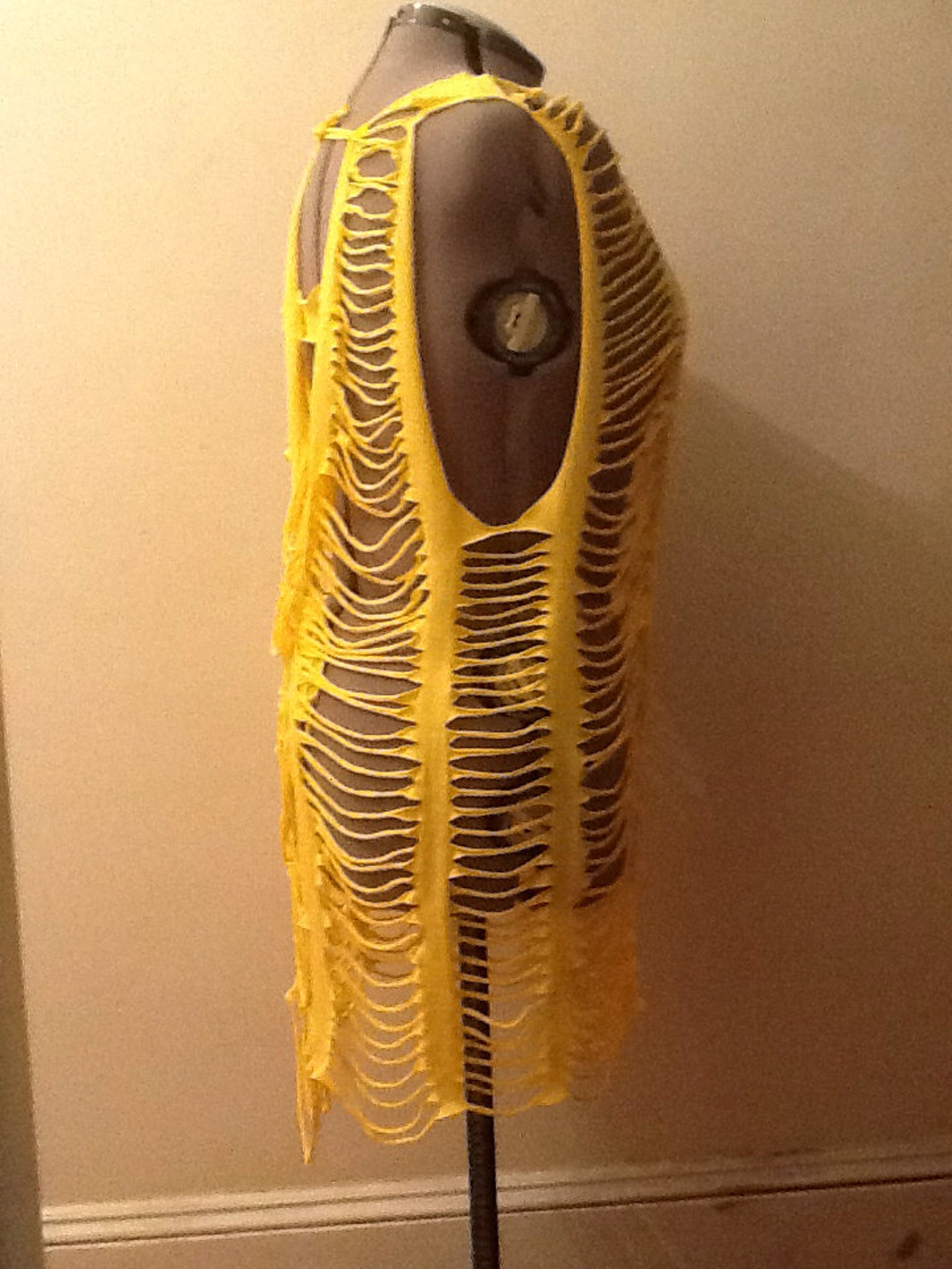 Sexy Yellow Beach Cover Up Etsy