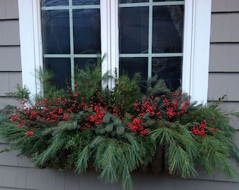 Fresh ASSORTED Evergreen Cuttings for DIY Holiday/Christmas Wreaths, Decorating