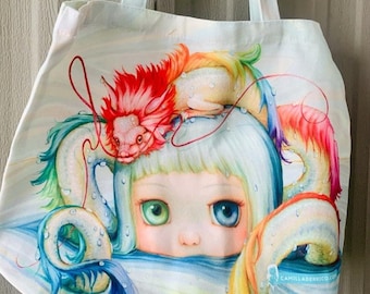 Pop Goes the Weasel Canvas Tote